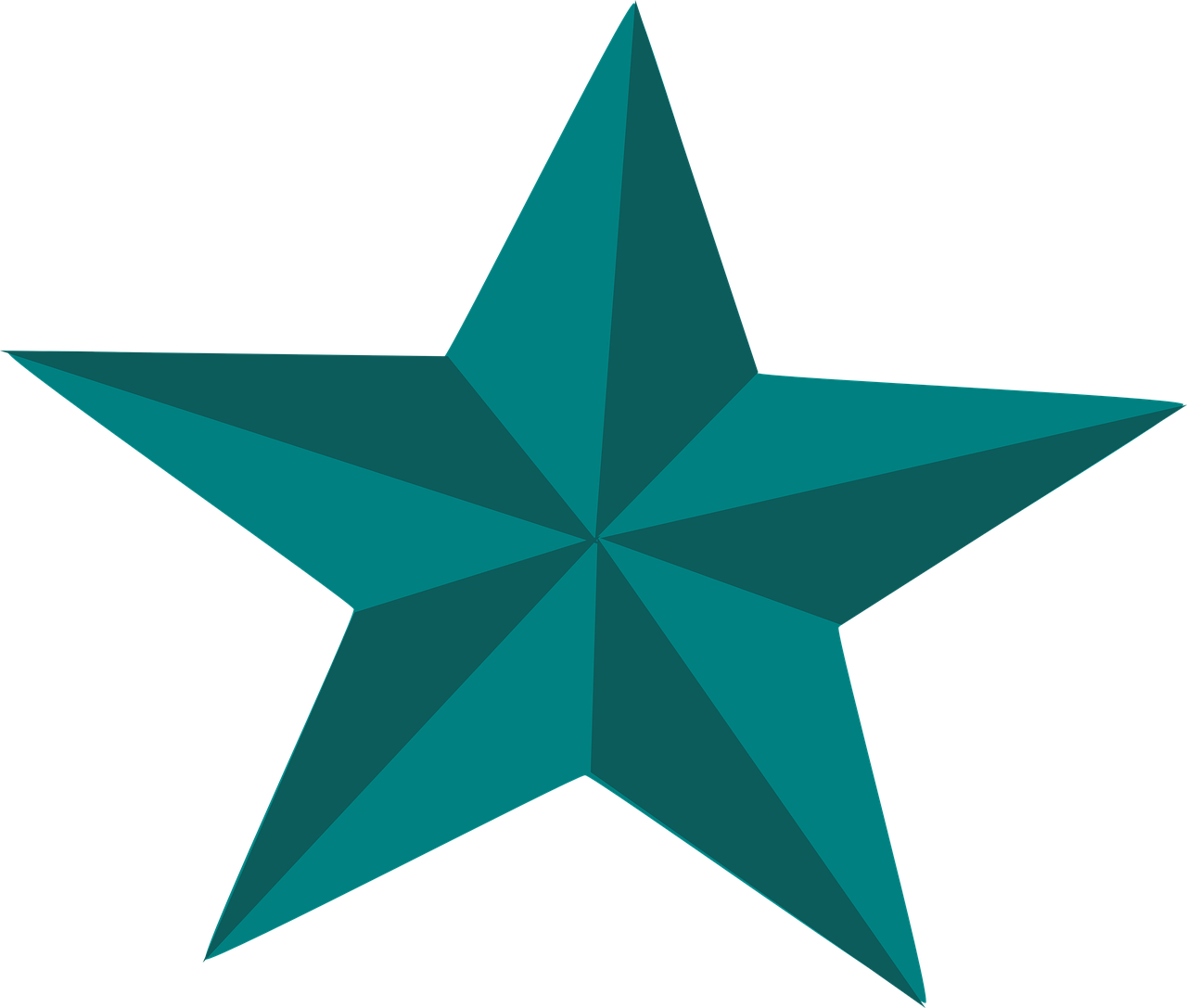 Blue Star 3d Png Image - Estrella 3d Png Clipart (1280x1087), Png Download