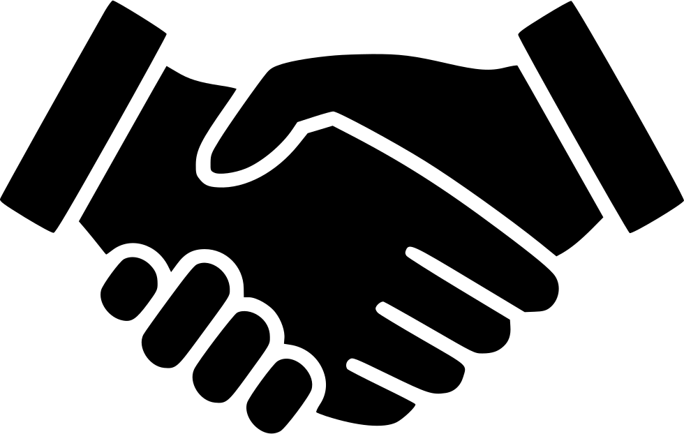 Png File Svg Pluspng - Transparent Hand Shake Icon Clipart (980x622), Png Download
