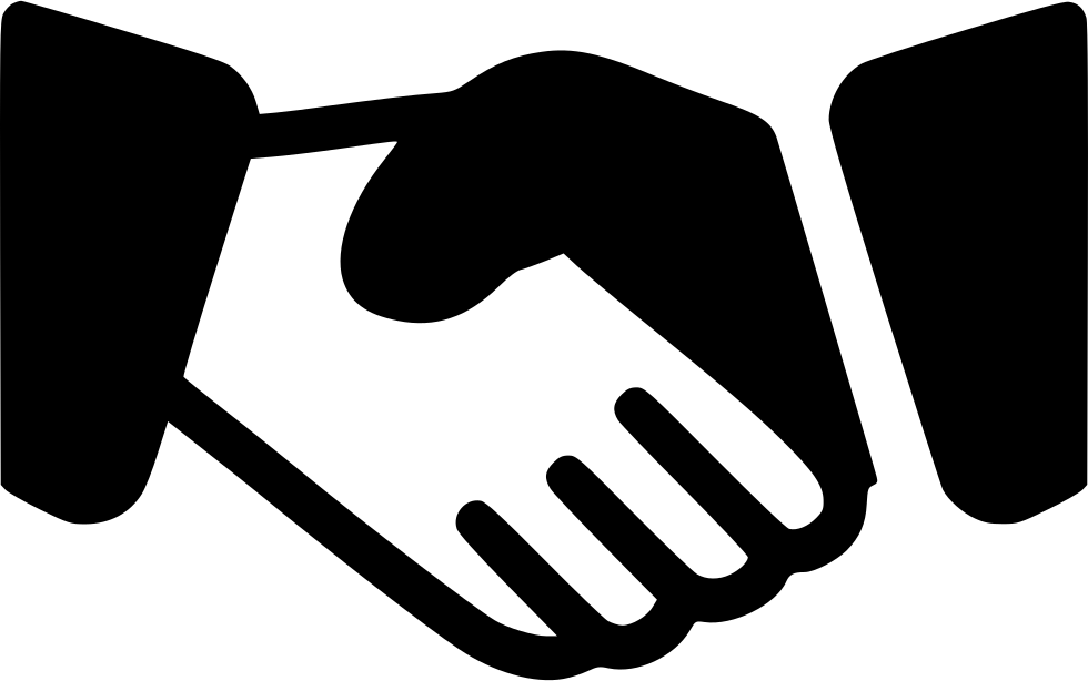 Hand Shake Comments - Business Win Icon Clipart (980x614), Png Download