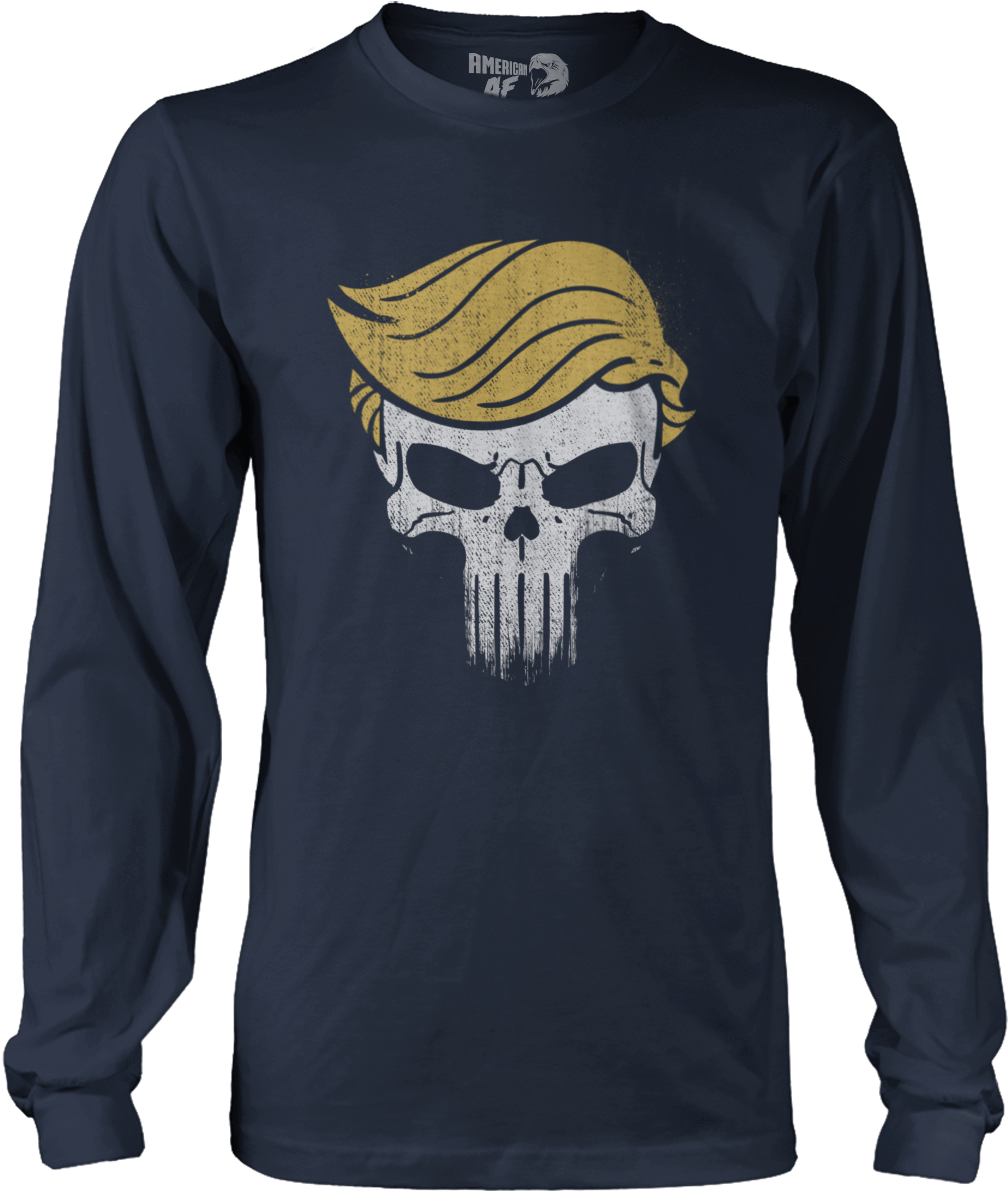 Skull Trump Punisher American Af Shirt - Hulk T Shirt Design Clipart (1200x1200), Png Download