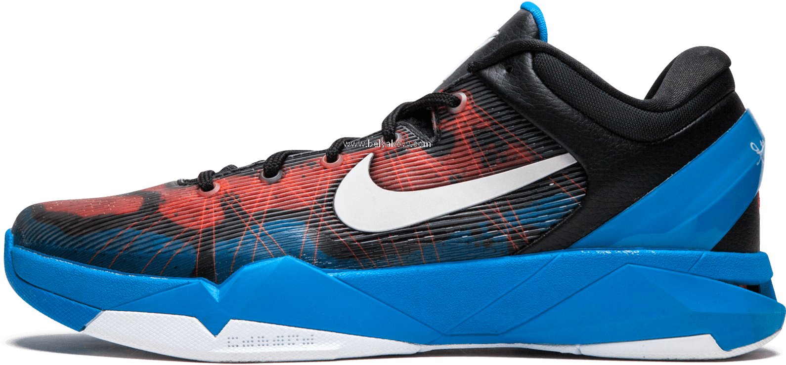 Simple Nike Zoom Kobe Vii System - Sneakers Clipart (1590x740), Png Download