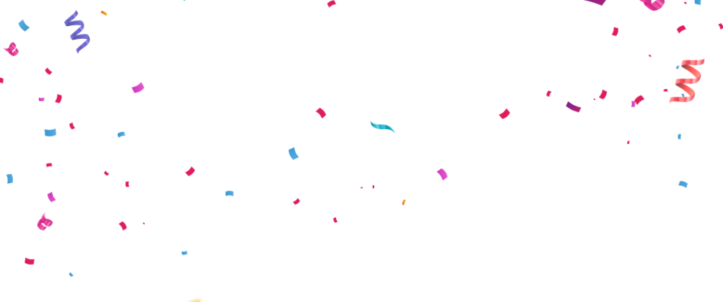 Confetti-1024x428 Clipart (1024x428), Png Download