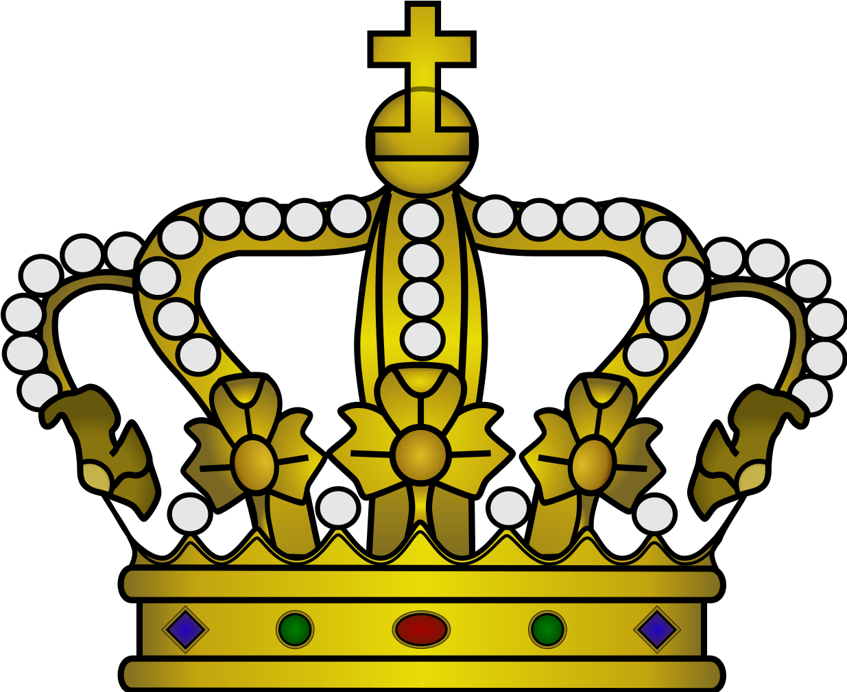 Crown Of The Netherlands - Nederlandse Kroon Clipart (1234x1024), Png Download