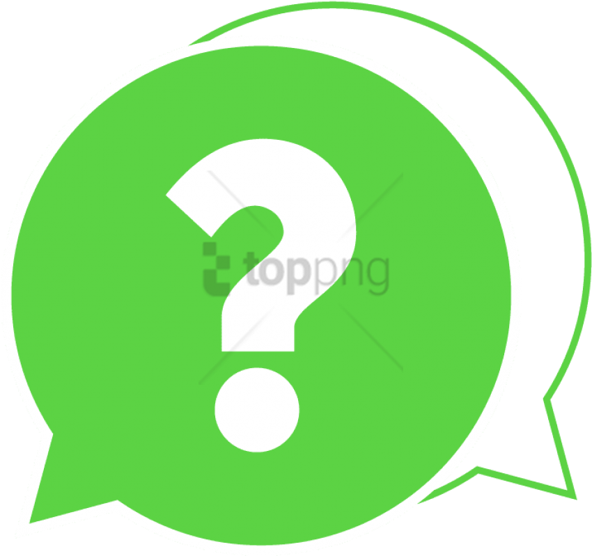 Free Png Green Question Mark And Speech Bubble Icon - Question Mark Emoji Green Clipart (850x799), Png Download