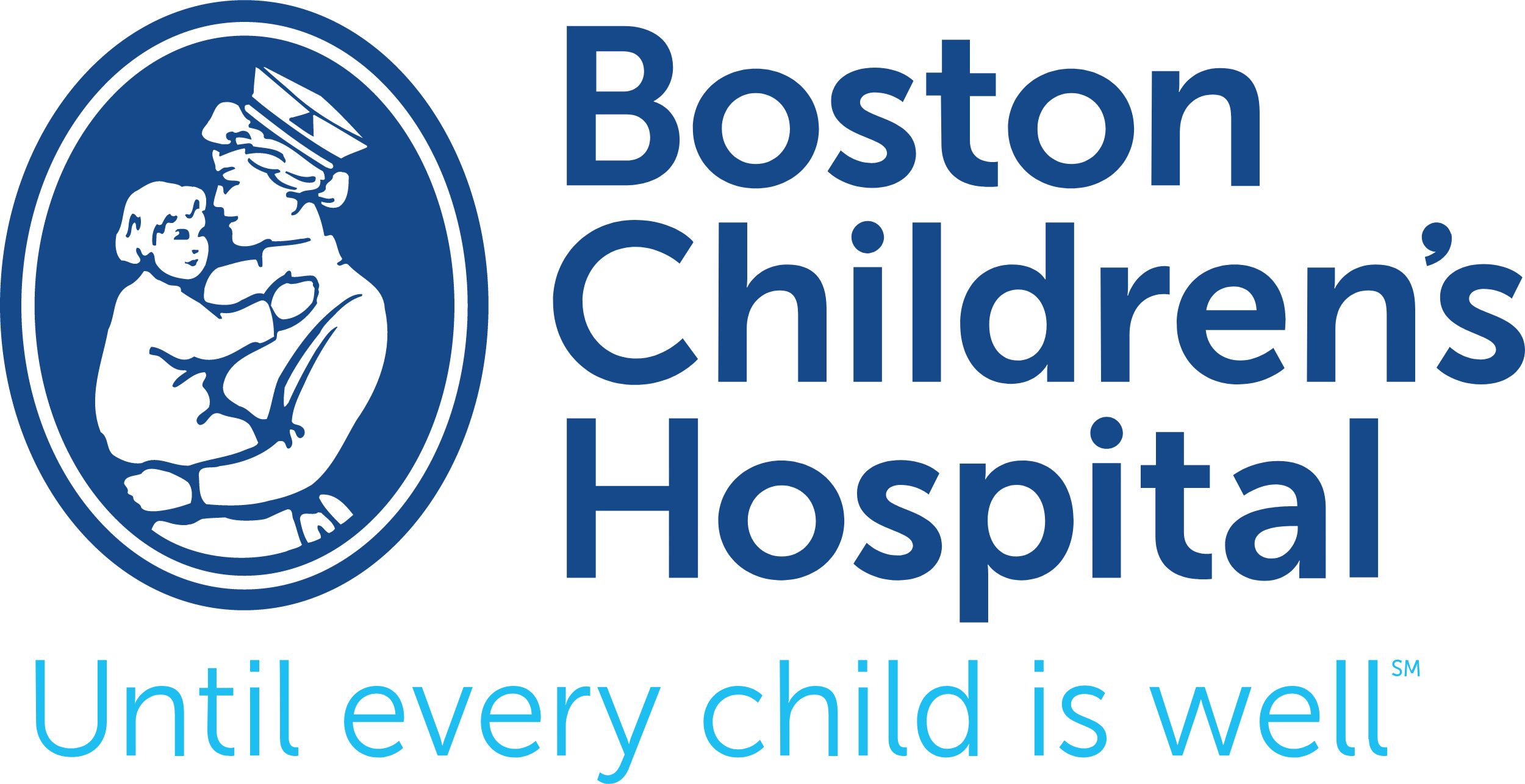 Boston Children's Hospital Logo - Boston Children's Hospital Clipart (2500x1287), Png Download