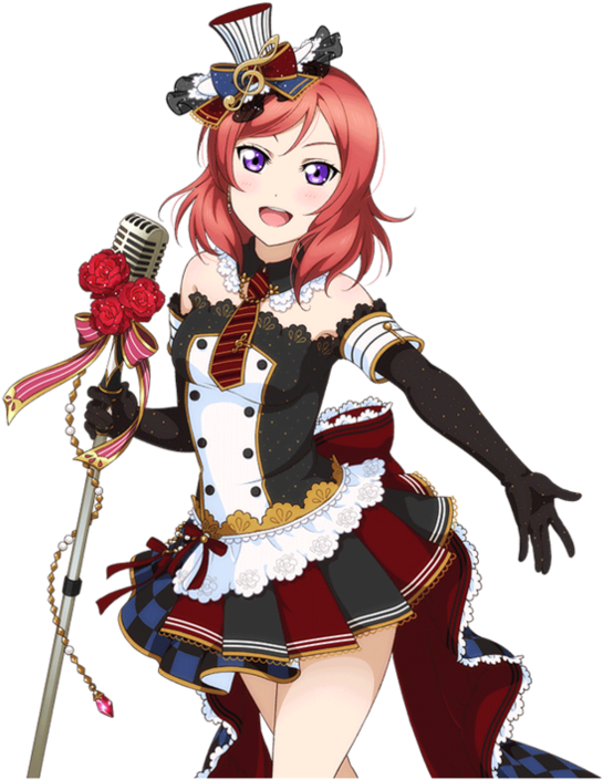 رندر 23 , - Love Live Sif Maki Cards Clipart (545x705), Png Download