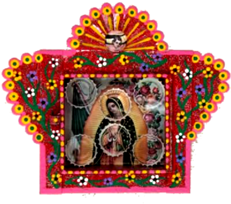 Virgin Guadalupe - Picture Frame Clipart (600x600), Png Download