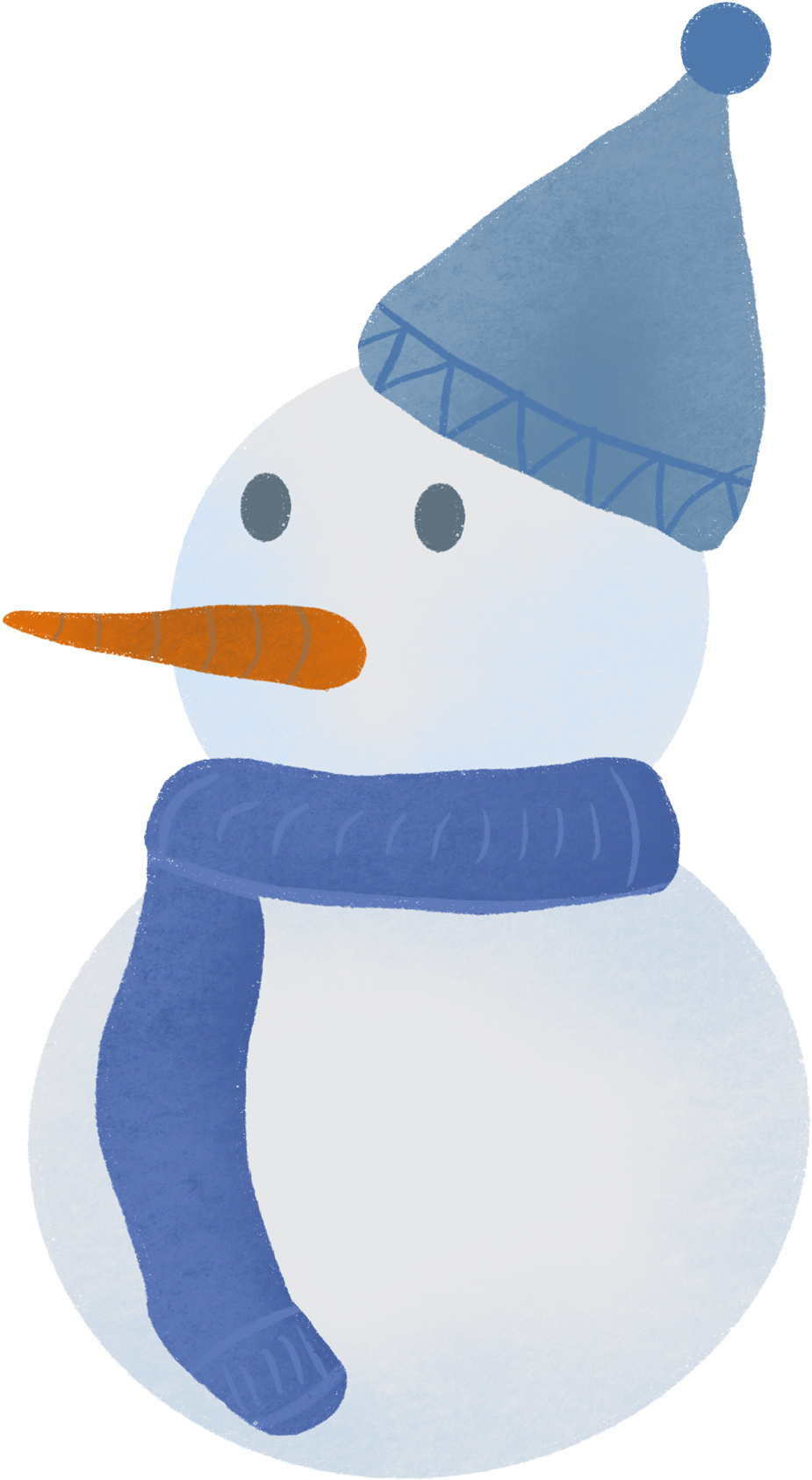 Winter Snowman Blue Mother Png And Psd - Snowman Clipart (2000x2000), Png Download