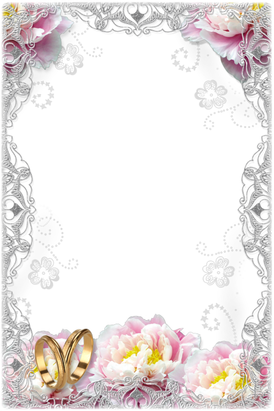Marco Boda Png - Wedding Freme Png Clipart (533x800), Png Download