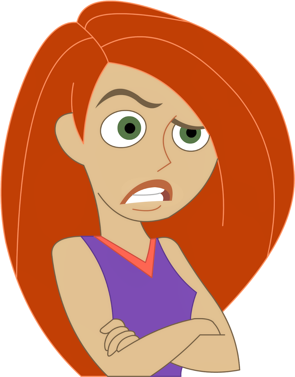 That Is Like, Totally Weird , Png Download - Weirded Out Face Drawing Clipart (967x1237), Png Download