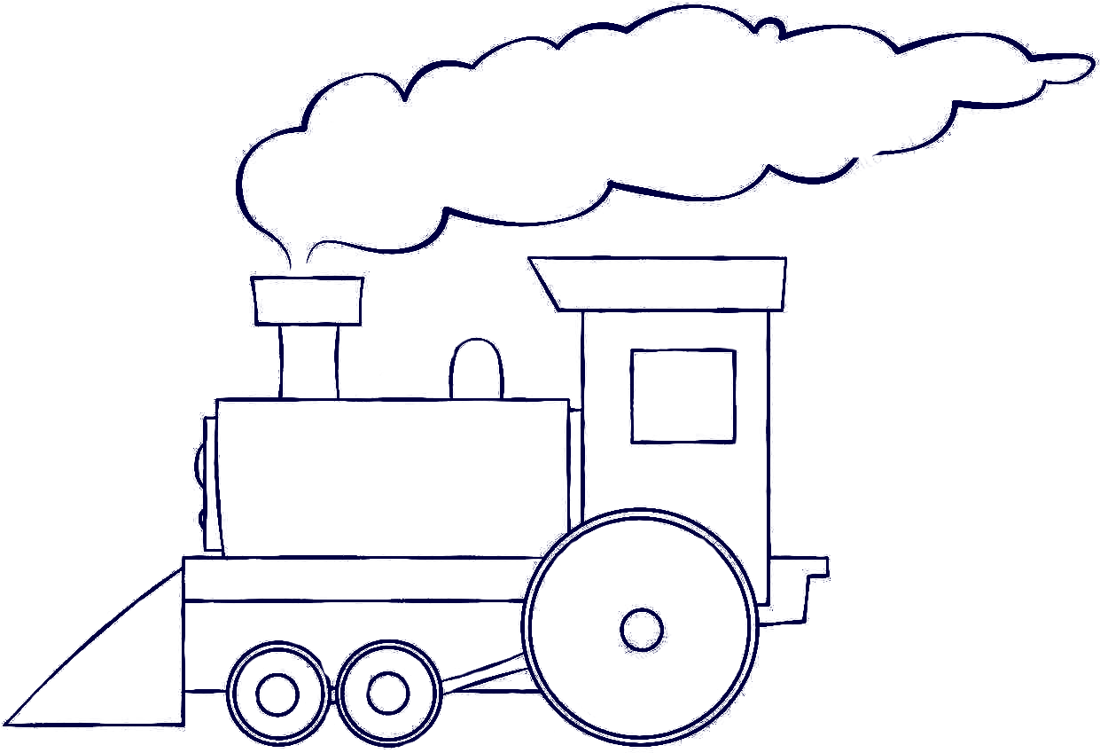 Orange Train Depot Museum Donation And Fundraising - Choo Choo Train Drawing Clipart (1241x849), Png Download