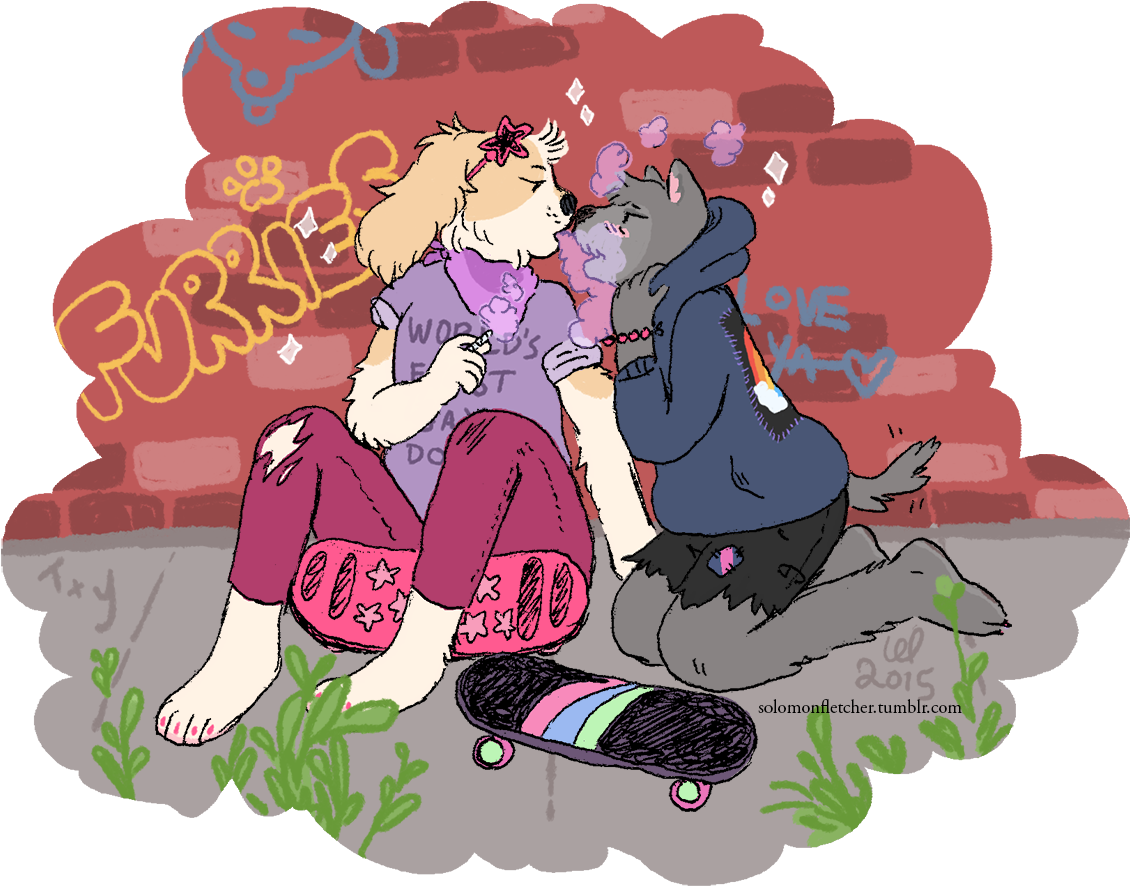 Playing Hooky [cw Drugs/weed/smoke] - Cartoon Clipart (1200x986), Png Download