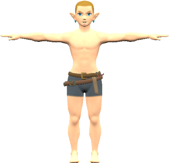 Breath Of The Wild Png Transparent Background - Barechested Clipart (750x650), Png Download