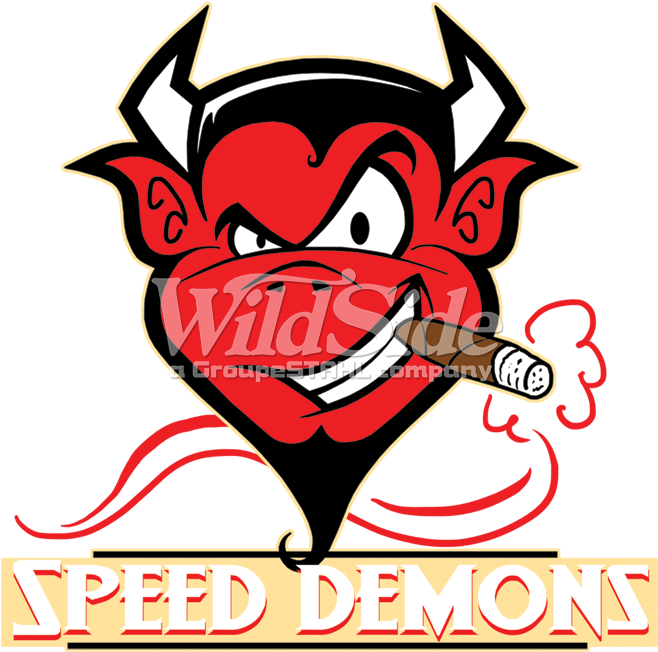 Speed Demons Cartoon Devil - Red Devil Wallpaper Hd Iphone Clipart (658x652), Png Download