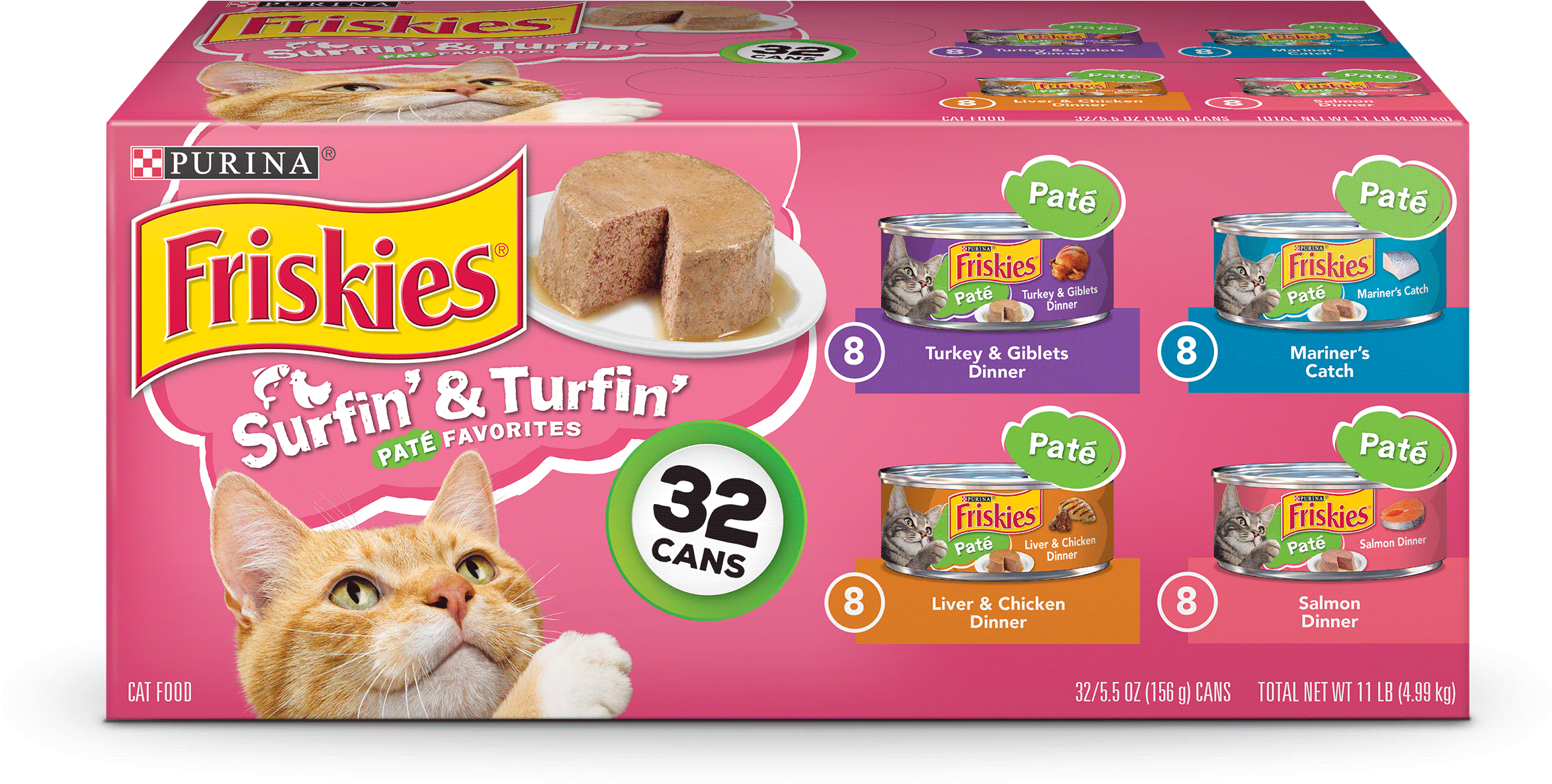 Friskies Pate Wet Cat Food Variety Pack - Friskies Wet Food Box Clipart (2400x2400), Png Download