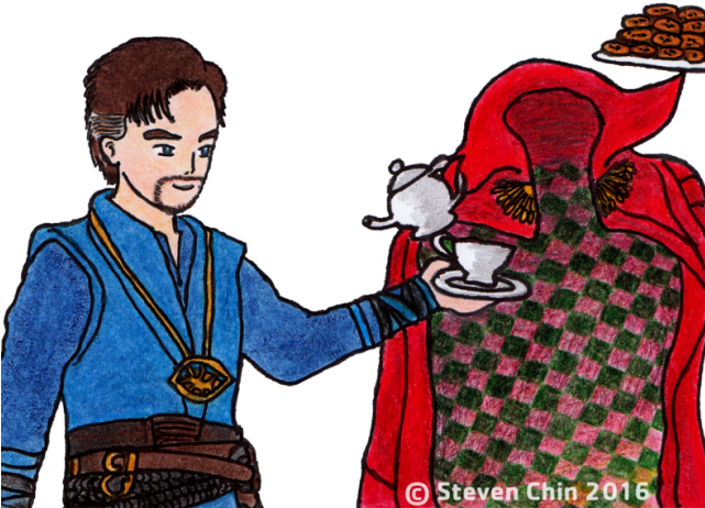 Doctor Strange Clipart Stephen - Cartoon - Png Download (640x480), Png Download