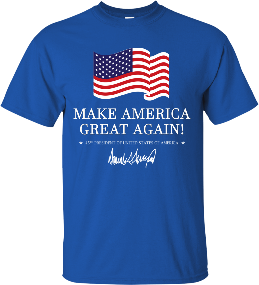 Make America Great Again Trump T-shirt - T-shirt Clipart (1155x1155), Png Download