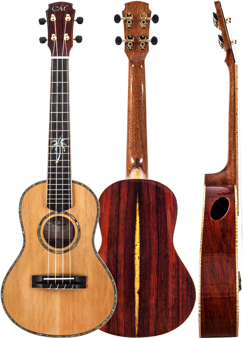 Island Cocobolo Ukulele All 4 Copy Clipart (961x1200), Png Download