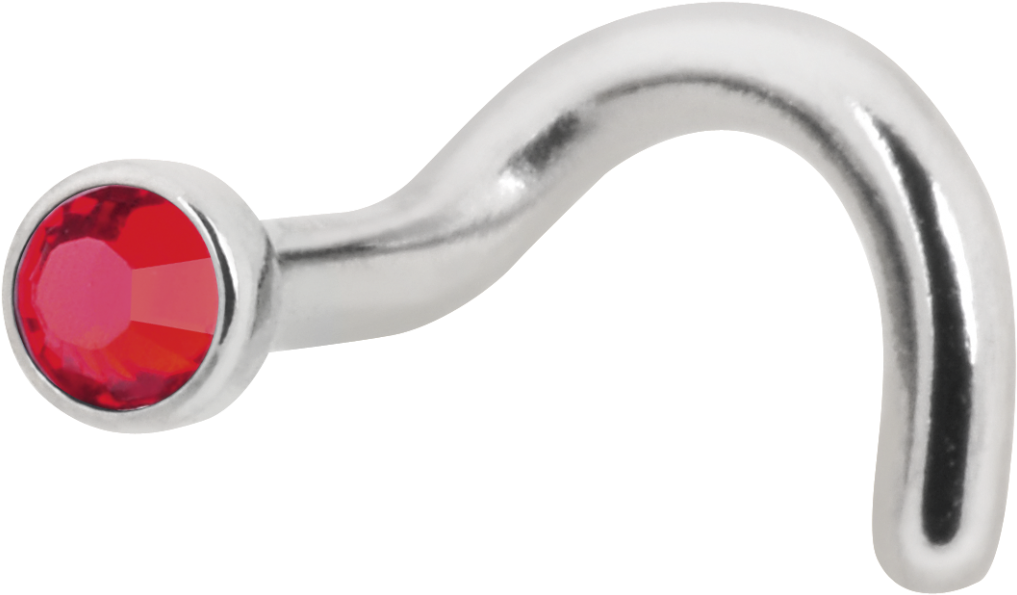 Titanium Nose Stud - Nose Piercing Clipart (1017x595), Png Download