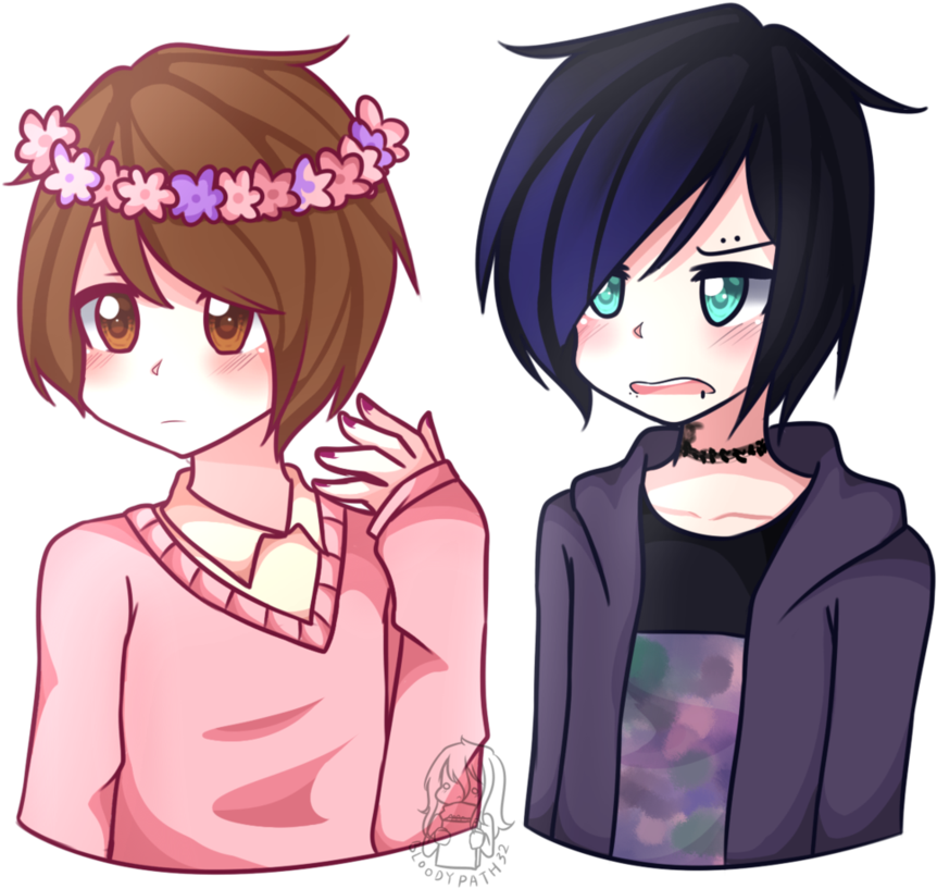 Bangs Transparent Dan And Phil - Cartoon Clipart (913x875), Png Download