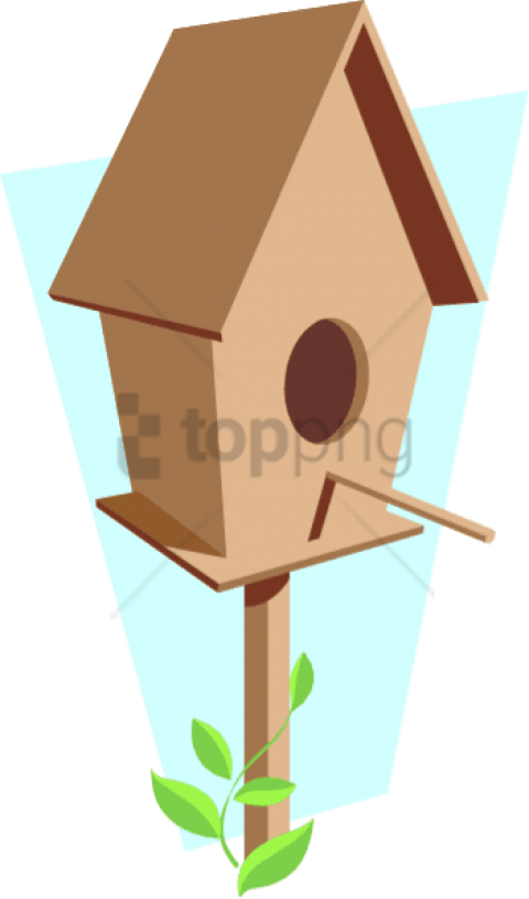 House Cartoon Png Transparent Background - Bird House Cartoon Png Clipart (480x816), Png Download