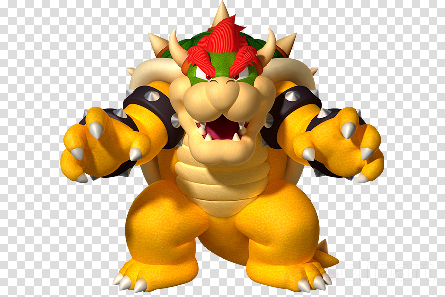 Bowser Crown Clipart Mario & Luigi , Png Download - Mario Bowser Girl Transparent Png (900x600), Png Download