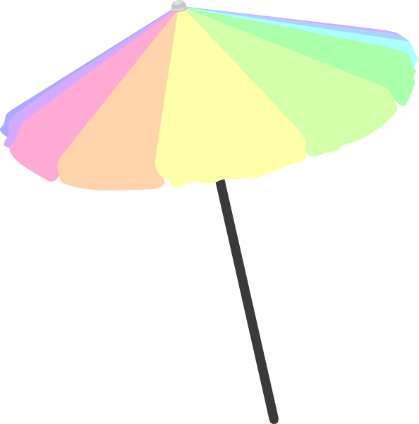 Umbrella Clipart (594x601), Png Download