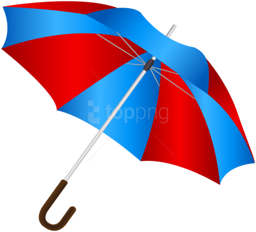 Blue Umbrella Png Transparent Background - Umbrella Png Clipart (850x773), Png Download