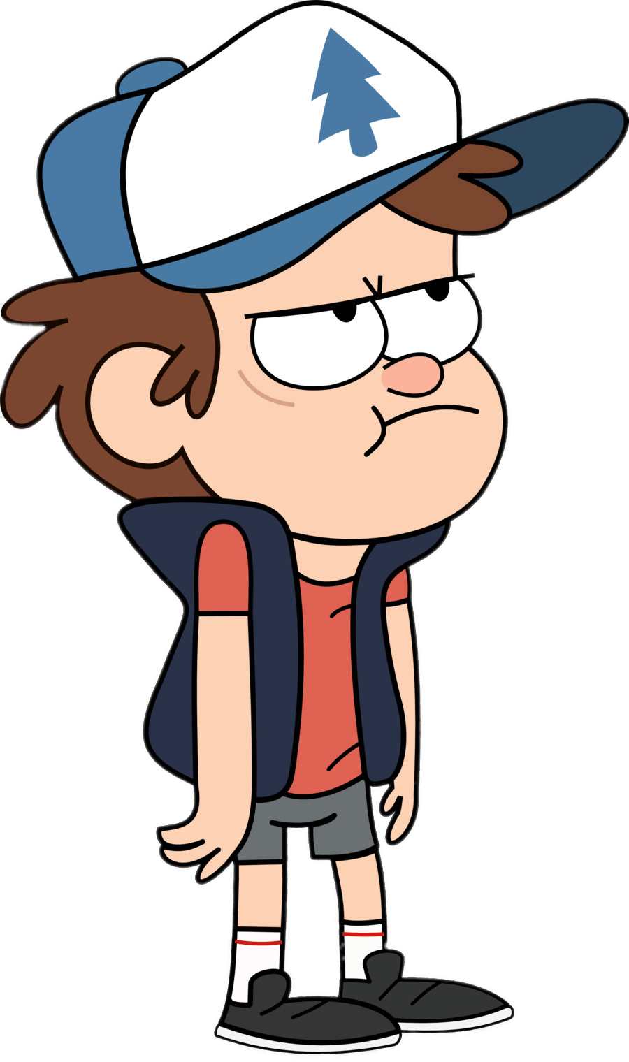 Dipper Pines Png Stickpng - Gravity Falls Dipper Clipart (900x1520), Png Download