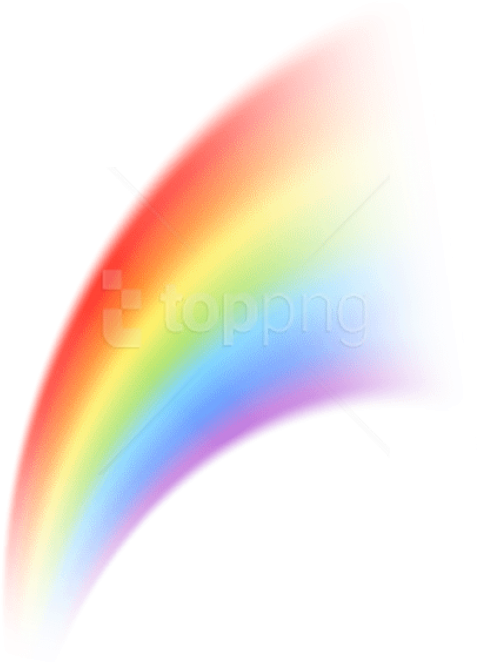 Download Rainbow Transparent Images Transparent Background - Transparent Curved Rainbow Clipart (481x705), Png Download