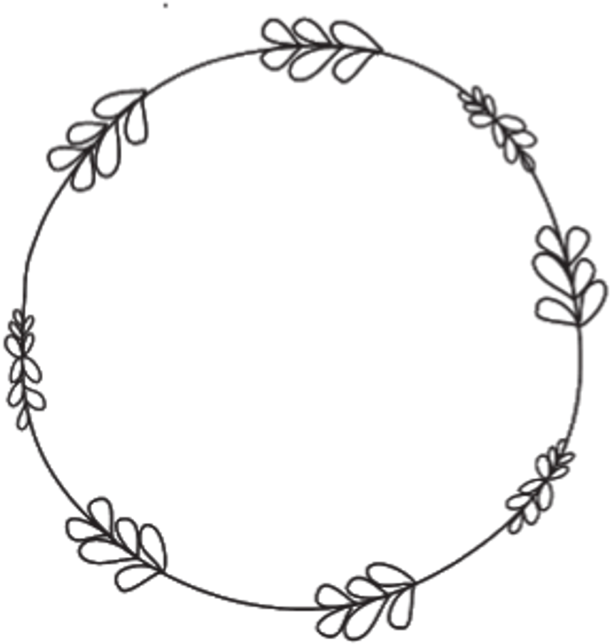 Border Wreath Circle Round Doodle Frame Transparent - Round Doodle Frame Png Clipart (1024x1063), Png Download