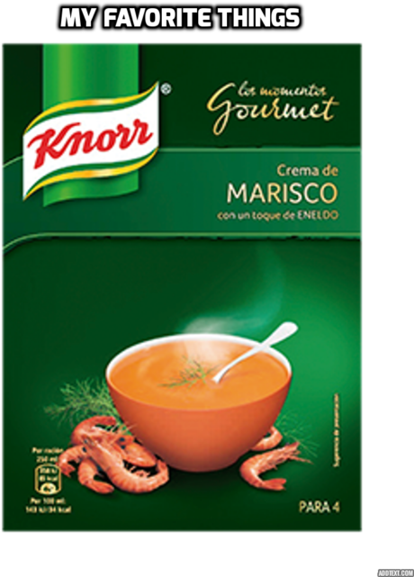 Knorr Cream Of Seafood Marisco Gourmet Soup Mix With - Knorr Clipart (520x640), Png Download