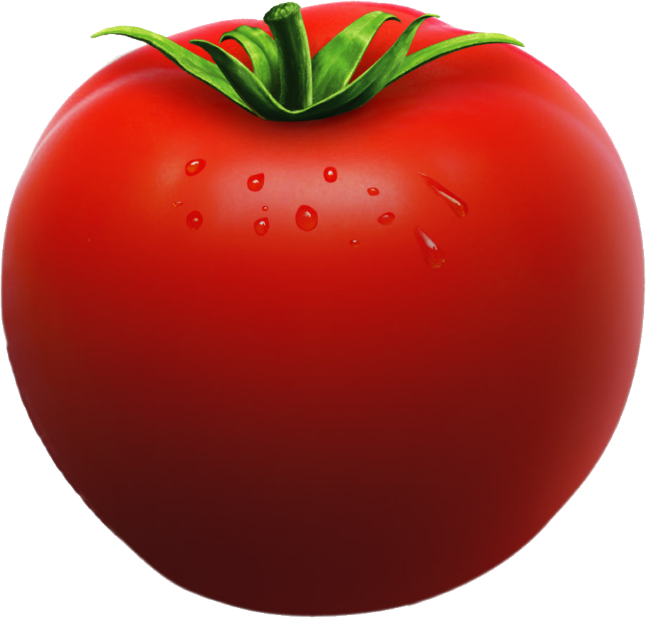 Tomato Clipart Big Plant - Transparent Tomato Cut Png (908x869), Png Download