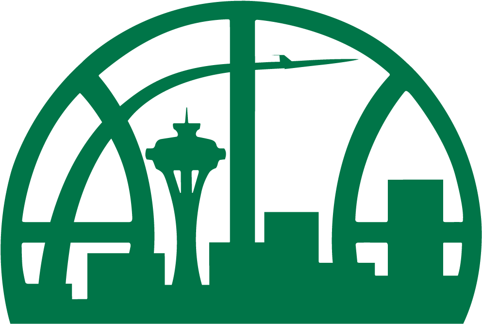 Seattle Supersonics Png - Seattle Supersonics Logo 1975 Clipart (1024x1024), Png Download