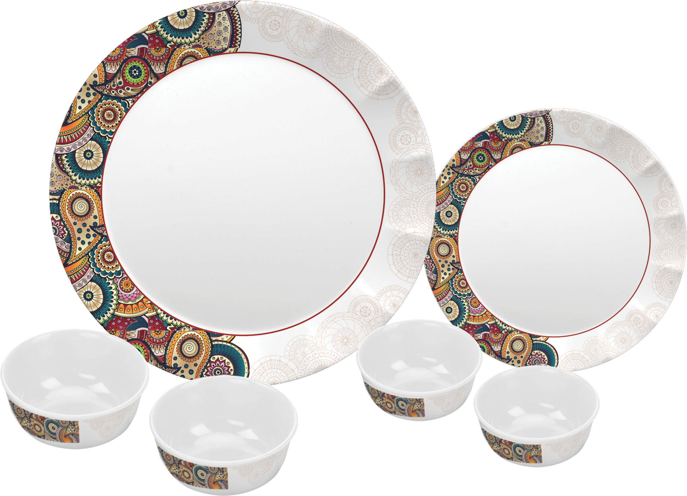 24 Pc Dora Dinner Set - Servewell Melamine Dinner Set Clipart (2700x2040), Png Download