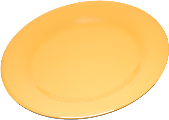Carlisle Dinner Plate Plastic 10-1/2" Dia - Plate Clipart (636x636), Png Download