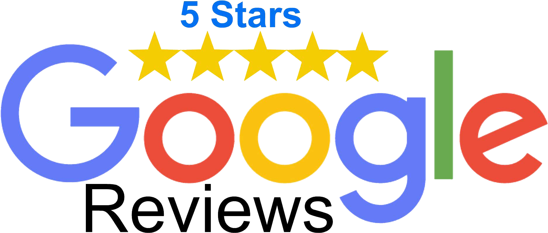 5 Star Google Reviews - Circle Clipart (1870x798), Png Download