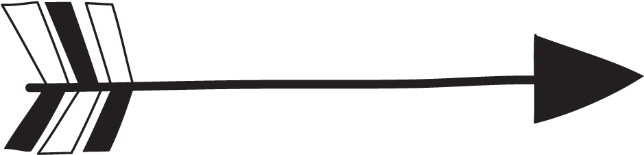 Tattoo, Easytatt, Arrow, Angle, Rectangle Png Image - Transparent Clipart Tribal Arrow (1076x365), Png Download
