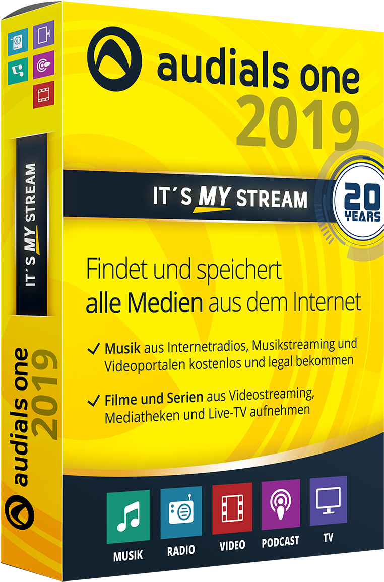 Audials One Platinum - Audials One 2019 Clipart (841x1200), Png Download