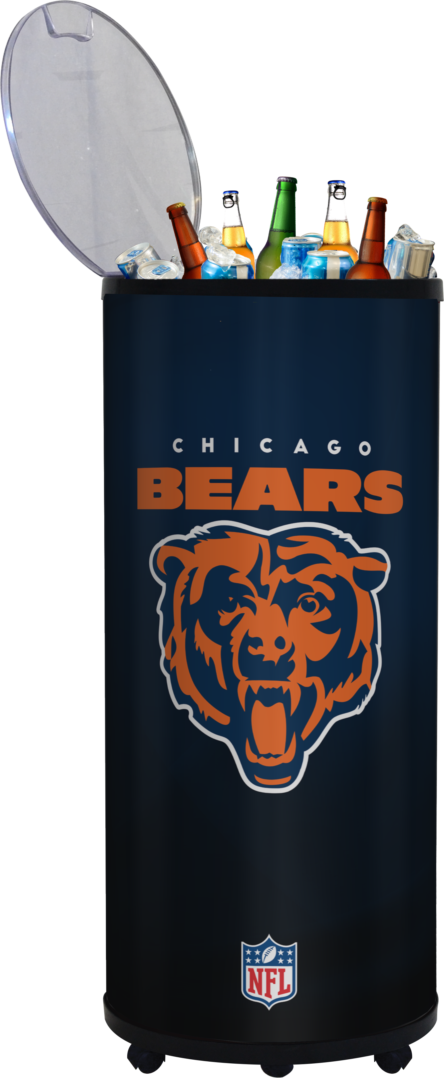 Chicago Bears, Nfl, Nfl Football - Coffee Table Clipart (1832x4135), Png Download