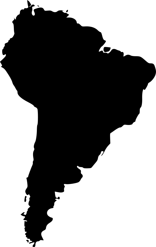 South America Comments - Map Of South America Simple Clipart (618x980), Png Download
