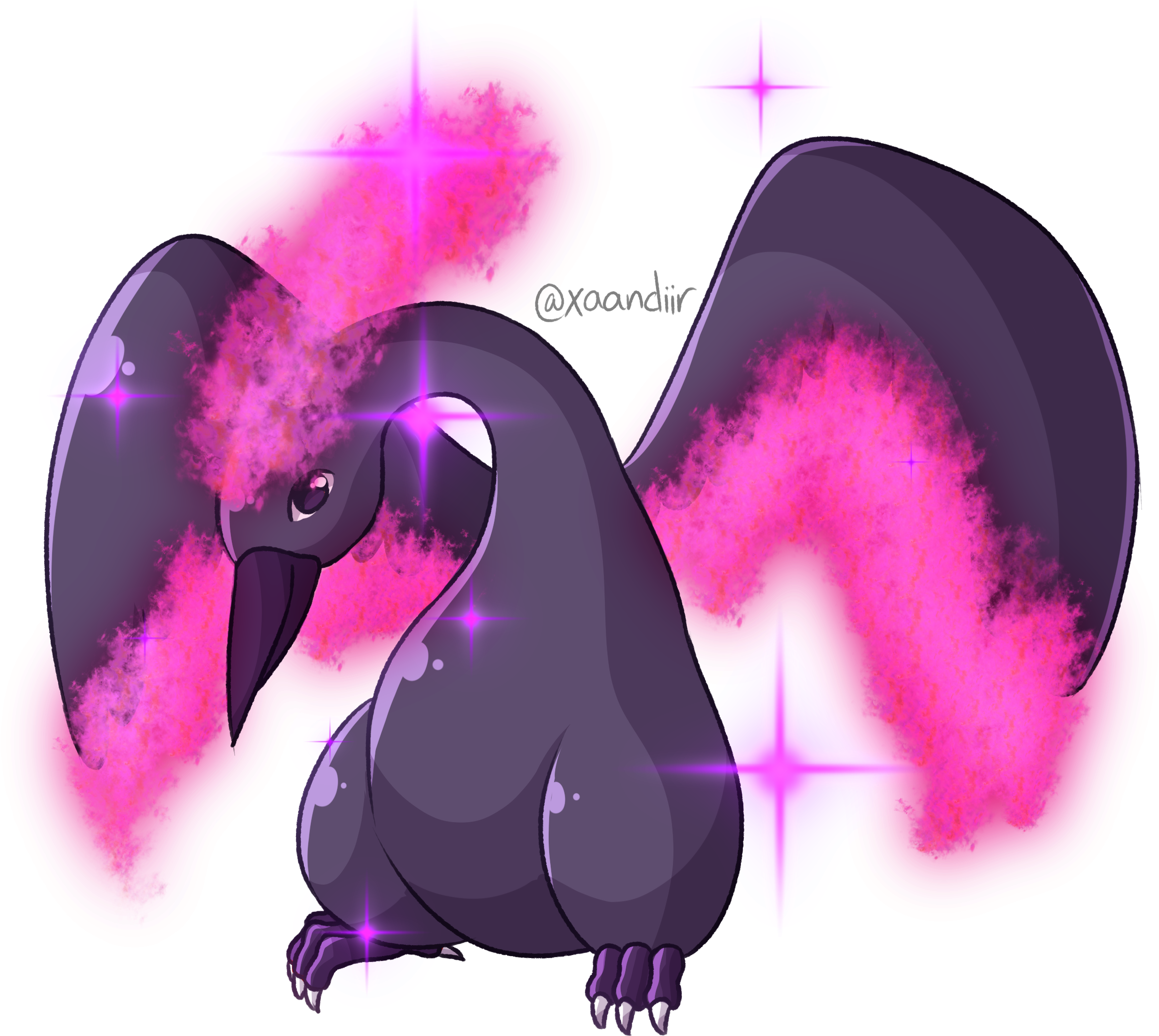 161, Moltres - Illustration Clipart (2500x2500), Png Download