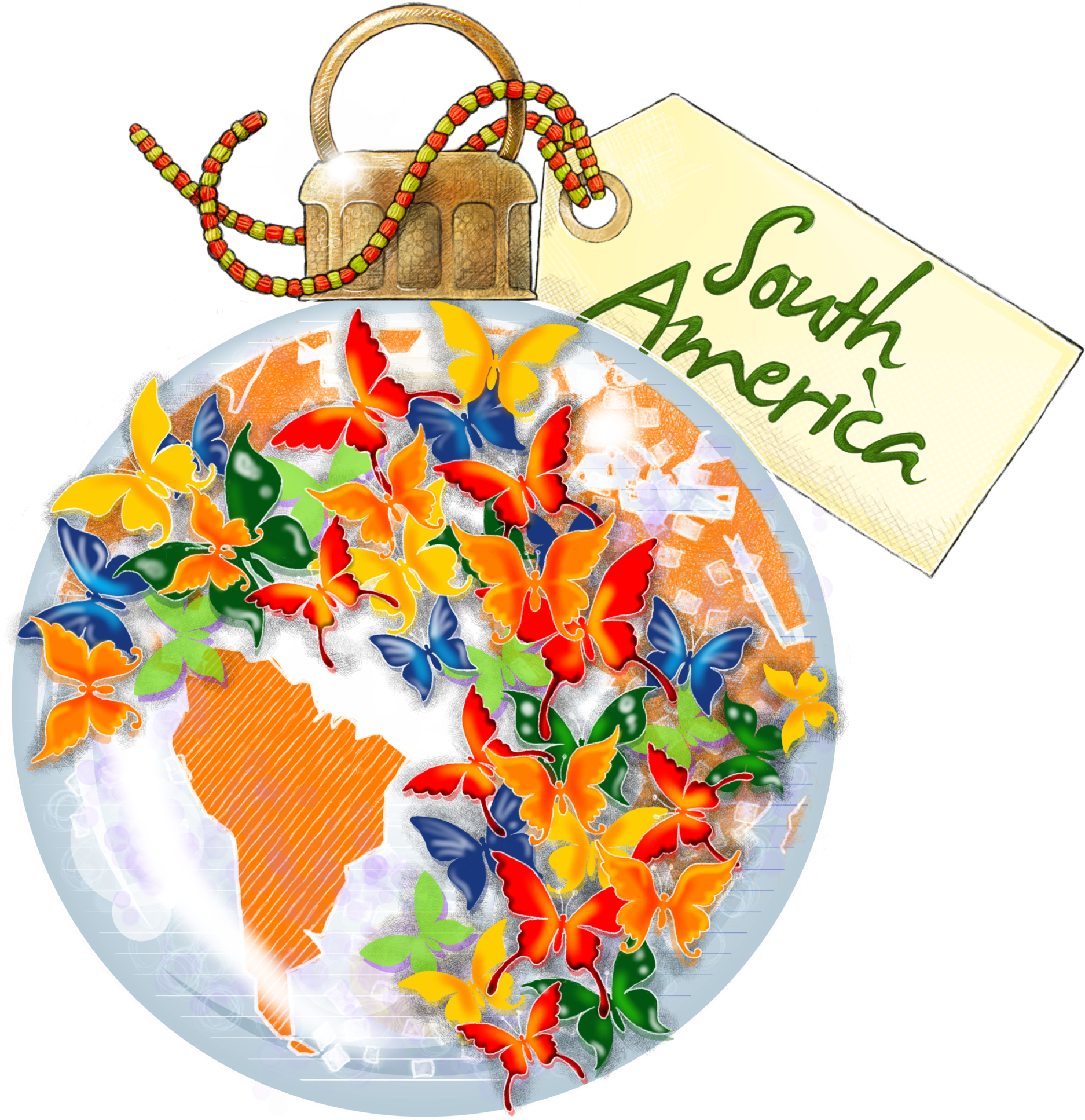 South America Ballandtag - Map Clipart (1919x2000), Png Download
