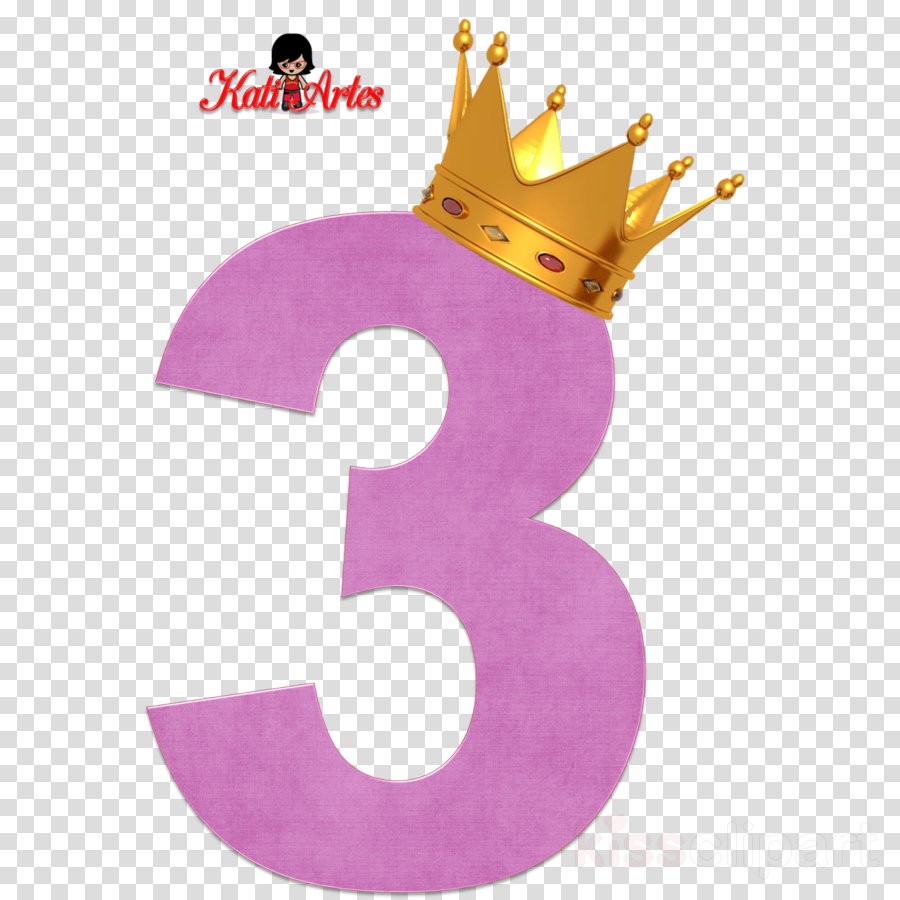 Numero 3 Princesa Sofia , Png Download - Illustration Clipart (900x900), Png Download