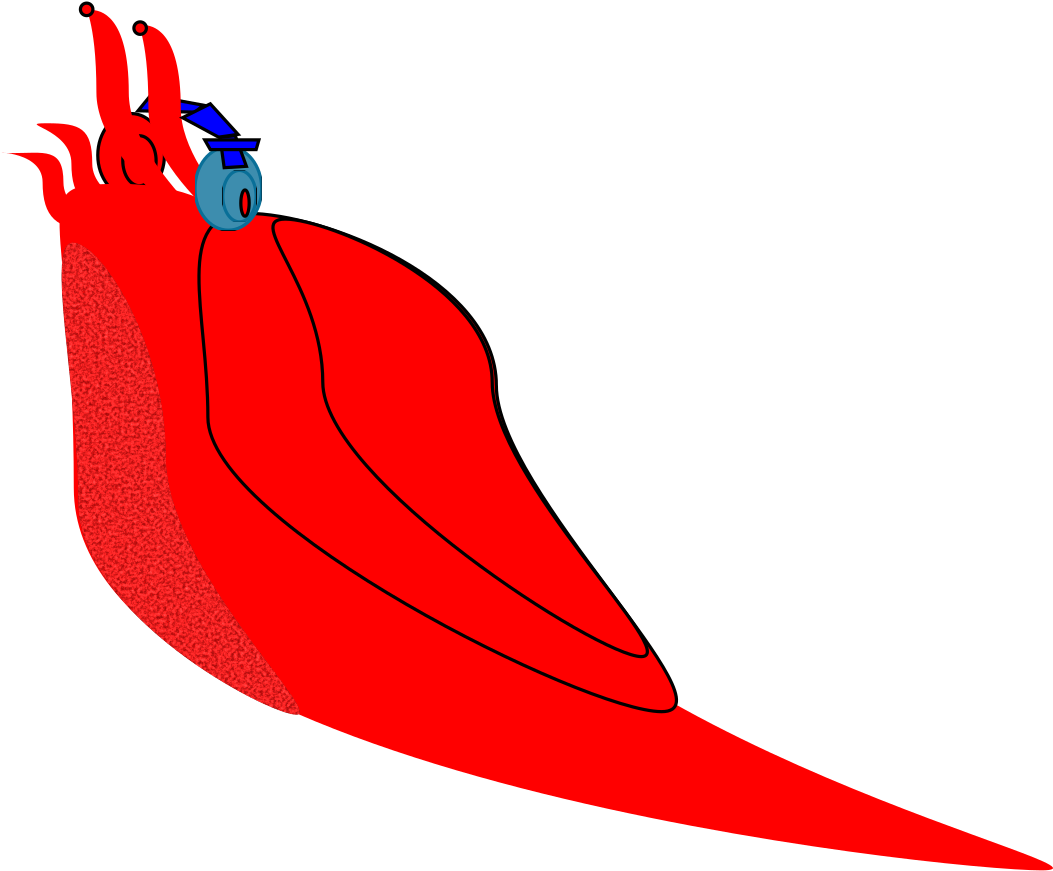 This Free Icons Png Design Of Slug Headphone - Illustration Clipart (2400x3394), Png Download