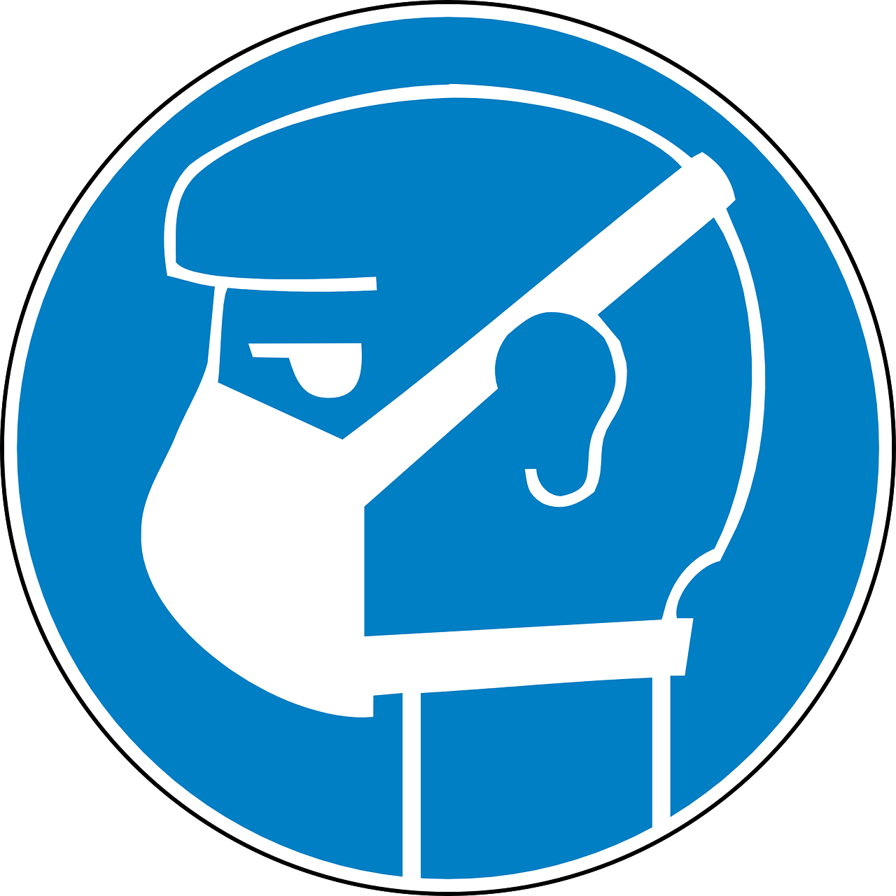 Face Mask Breathing Mask Mask Png Image - Mask Sign Clipart (1280x1280), Png Download