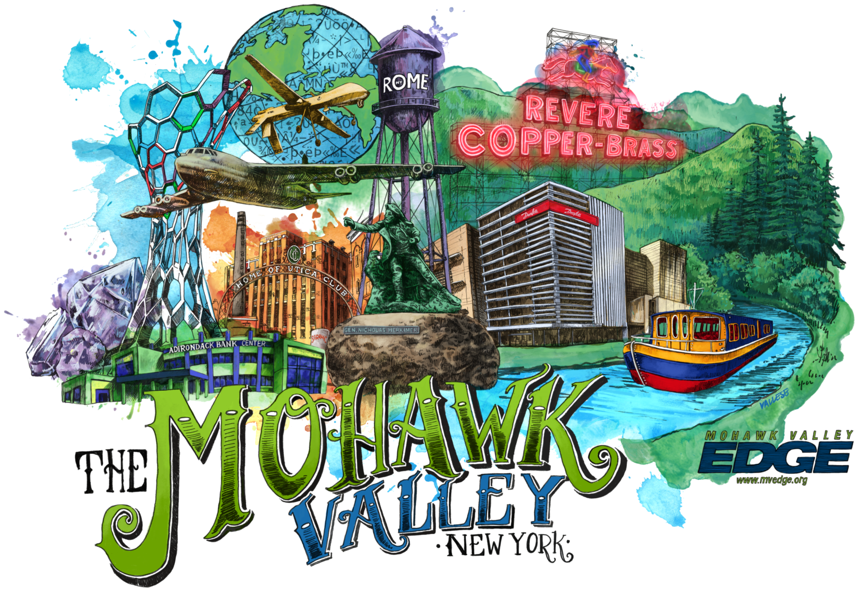 Edge 2018 Recap - Mohawk Valley Edge Clipart (1689x1164), Png Download
