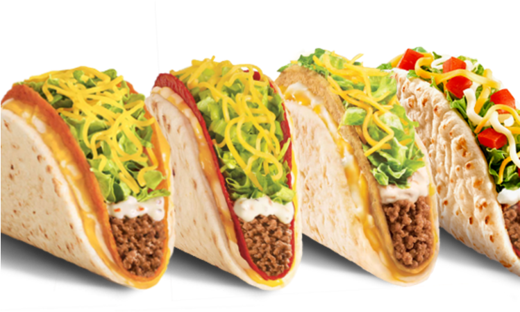 Eau Claire Taco Bell - Taco Bell Meal Clipart (748x500), Png Download