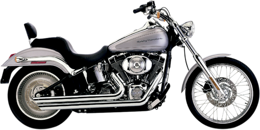 18000413 - Harley Davidson Dyna Super Glide 2002 Clipart (851x425), Png Download