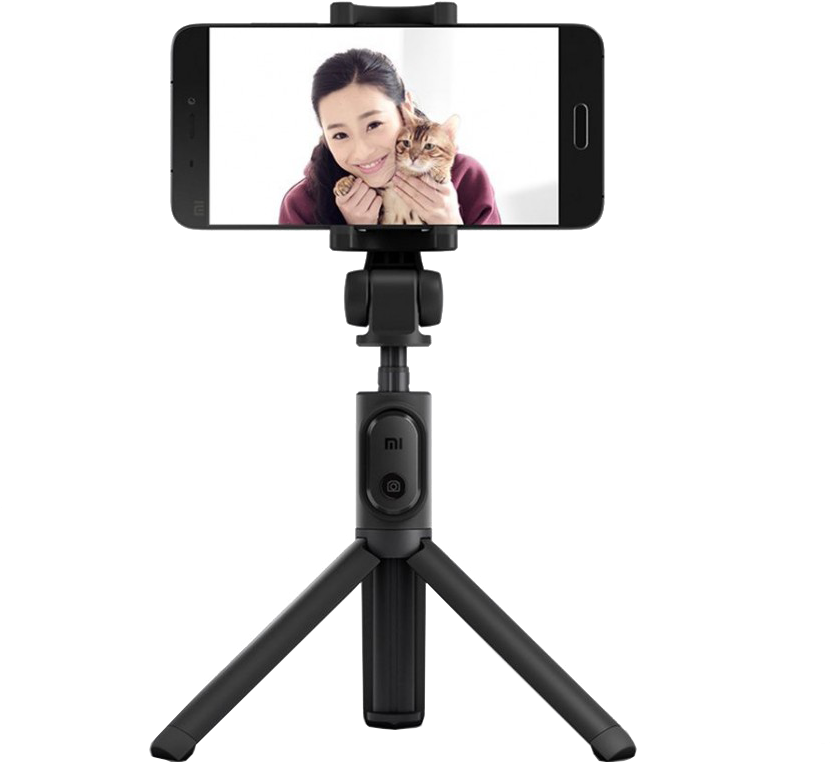 Black - Xiaomi Tripod Selfie Stick Clipart (933x933), Png Download